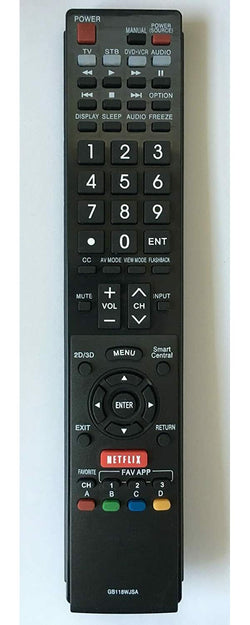 Sharp TV13140 Remote Control Replacement